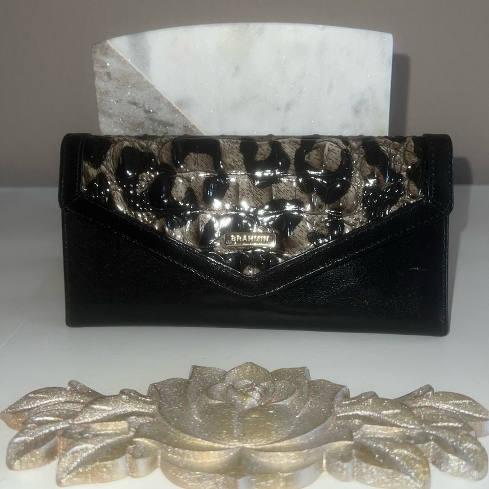 Brahmin Snow Leopard Wallet